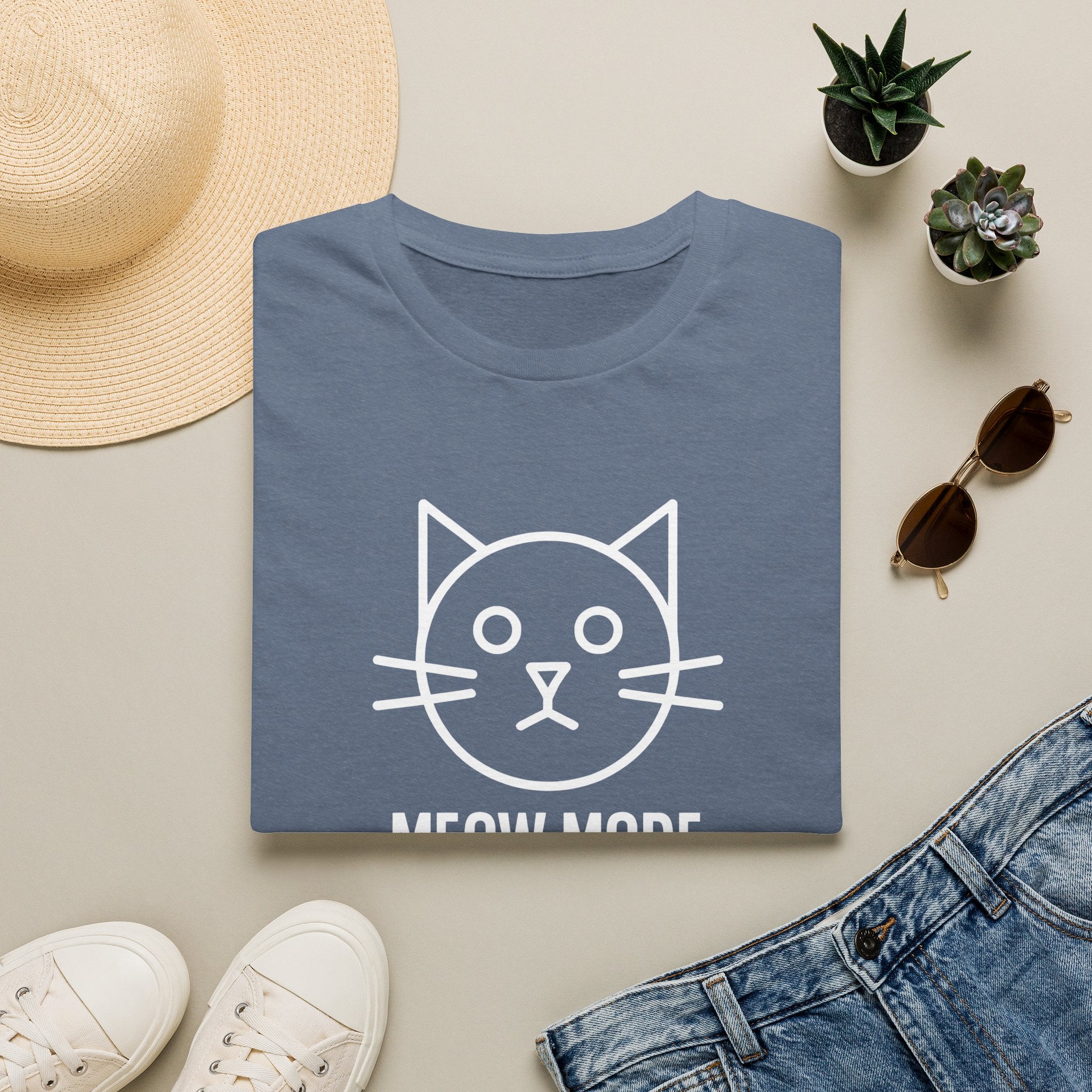 Meow Mode On T-Shirt