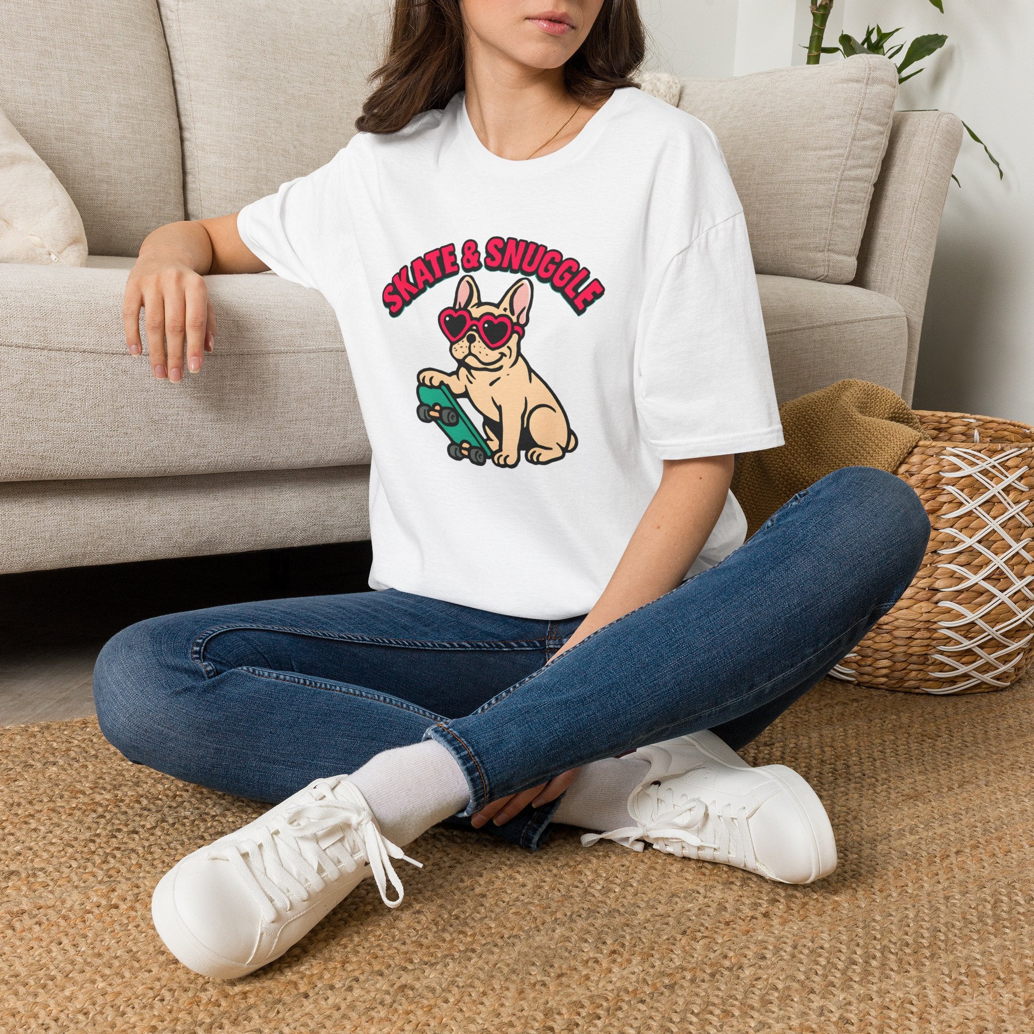 Skate and Snuggle Pup T-Shirt