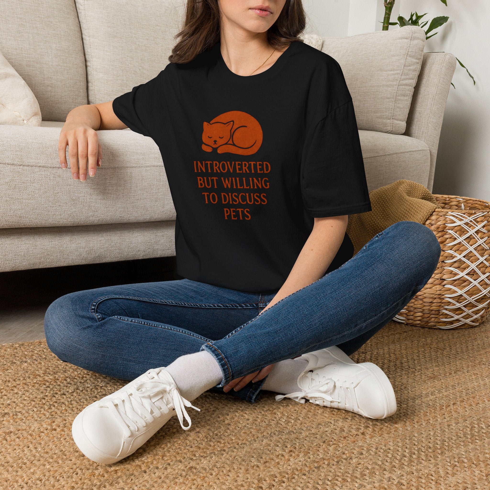 Introverted Pet Talk T-Shirt