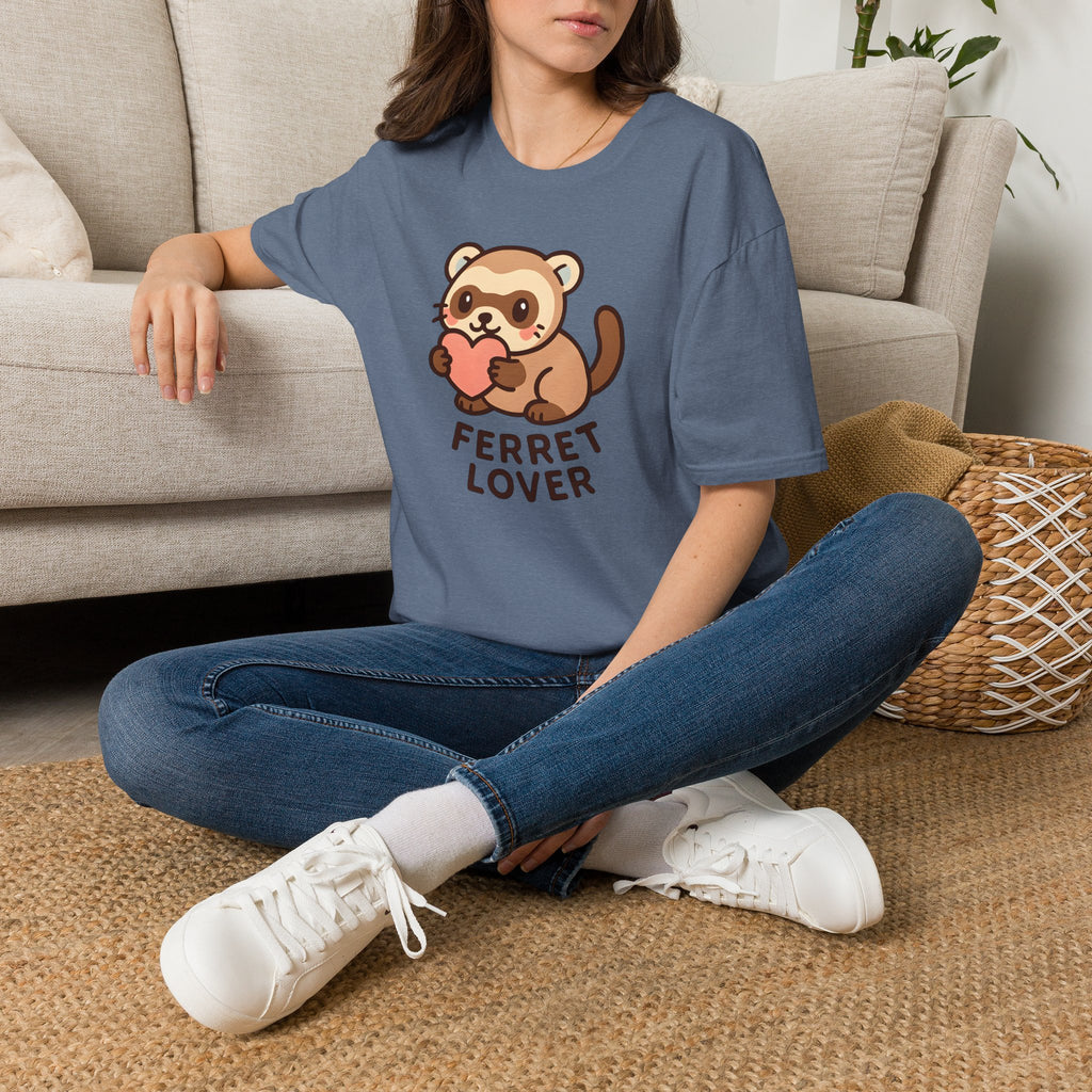 Ferret Holding Heart T-Shirt