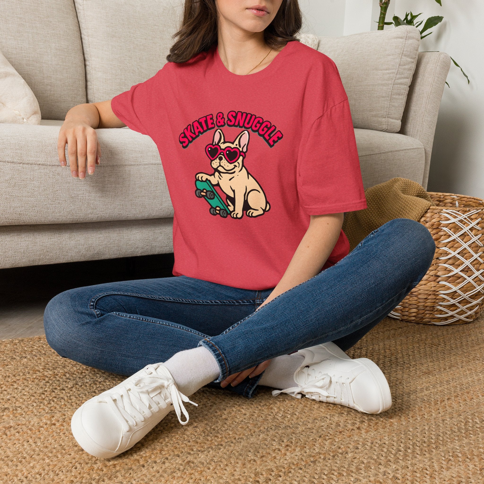 Skate and Snuggle Pup T-Shirt
