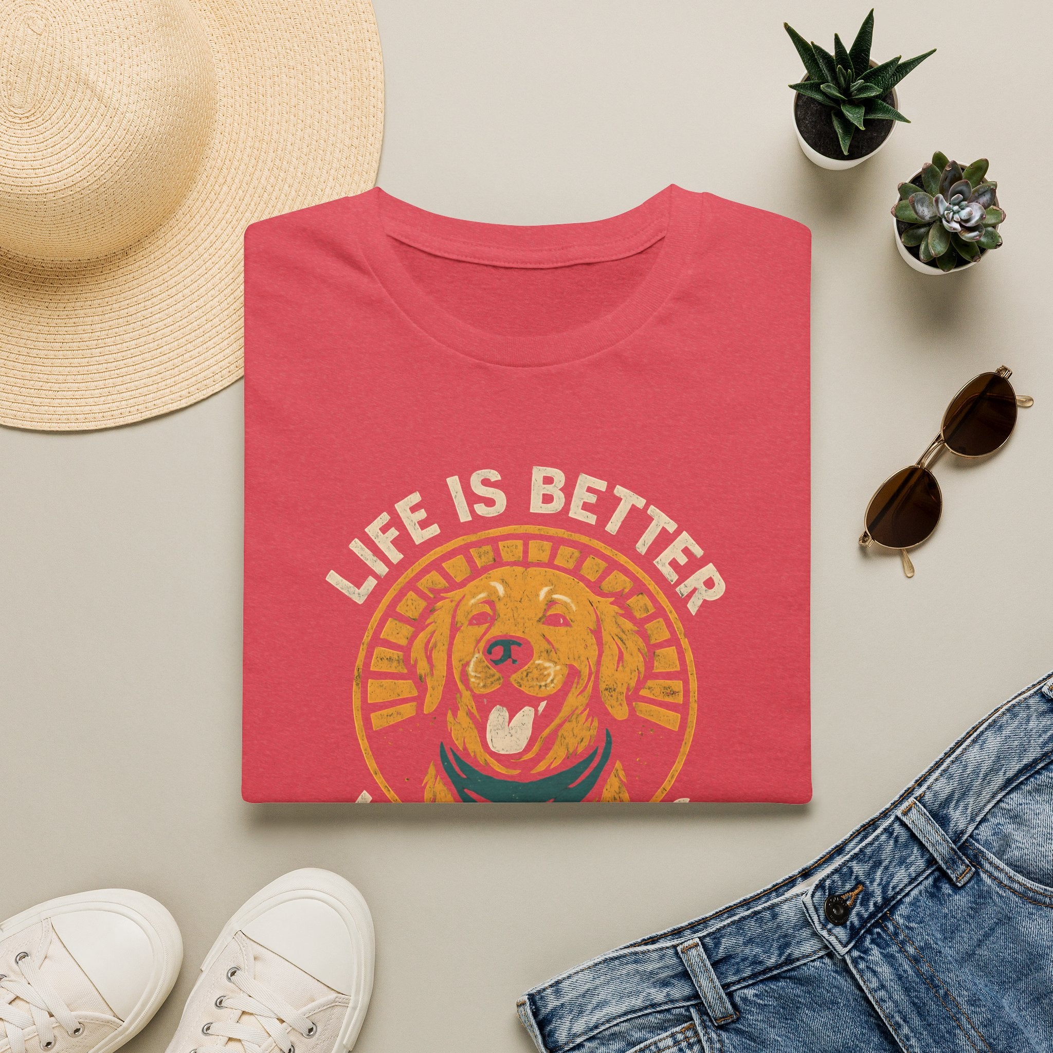 Golden Retriever Logo T-Shirt