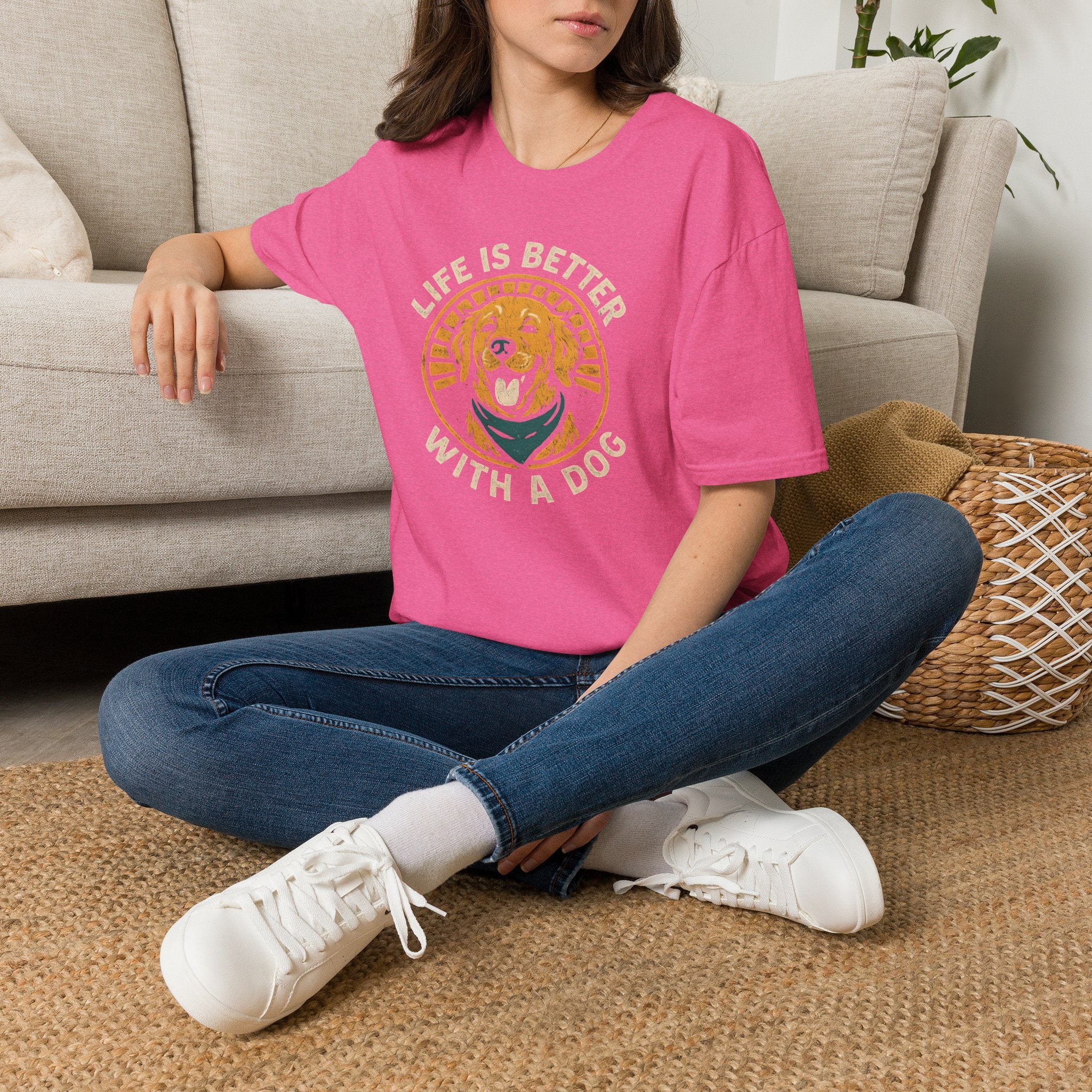 Golden Retriever Logo T-Shirt