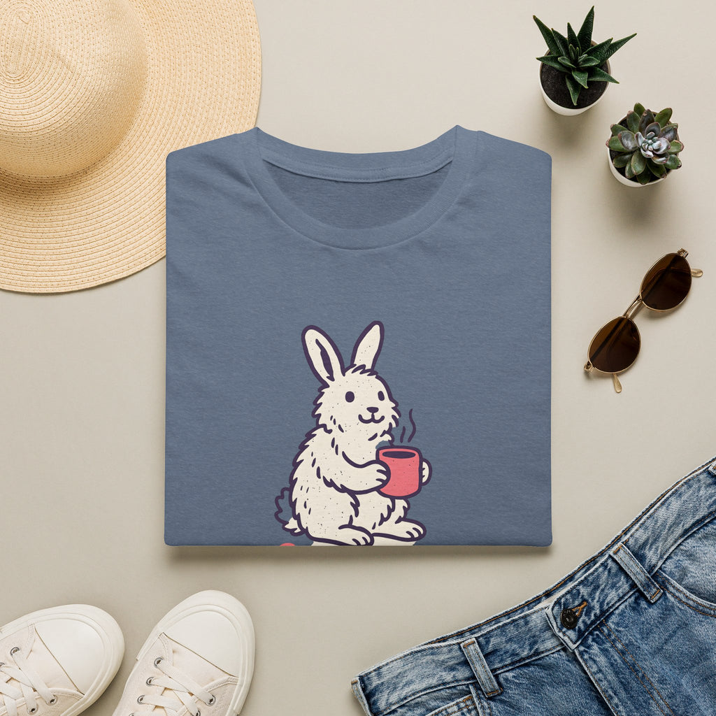 Bunny Sipping Morning Coffee T-Shirt