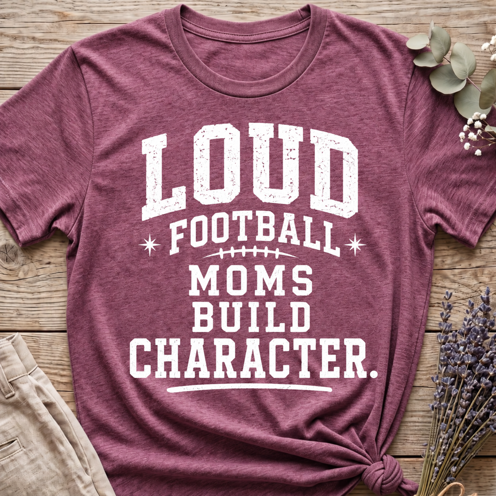 Loud Football Mom T-shirt