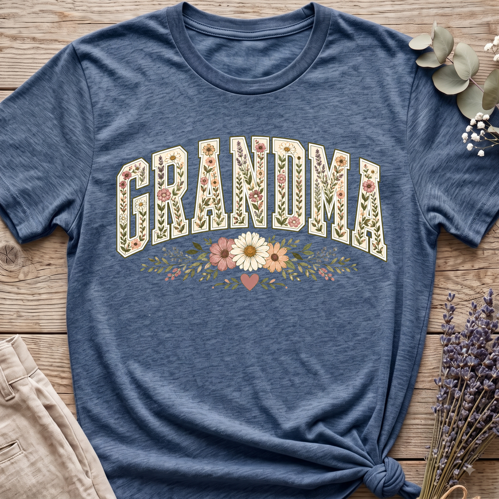 Floral Grandma T-shirt