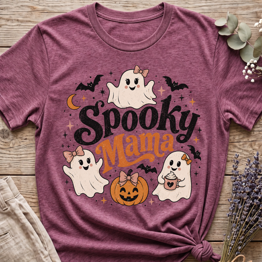 Spooky Ghost Mama T-shirt