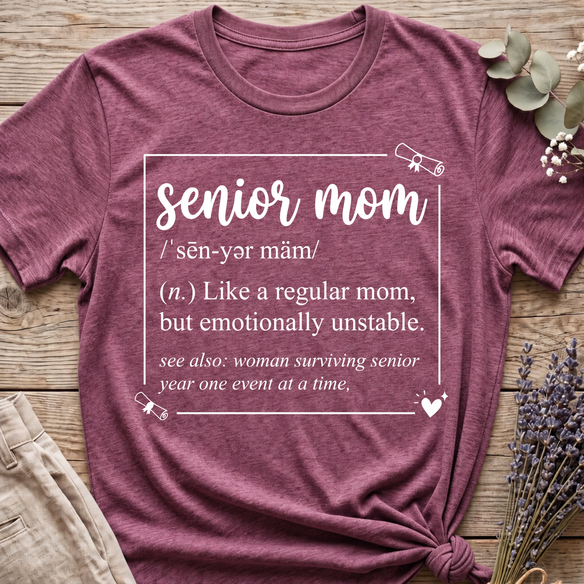 Definition Senior Mom T-shirt