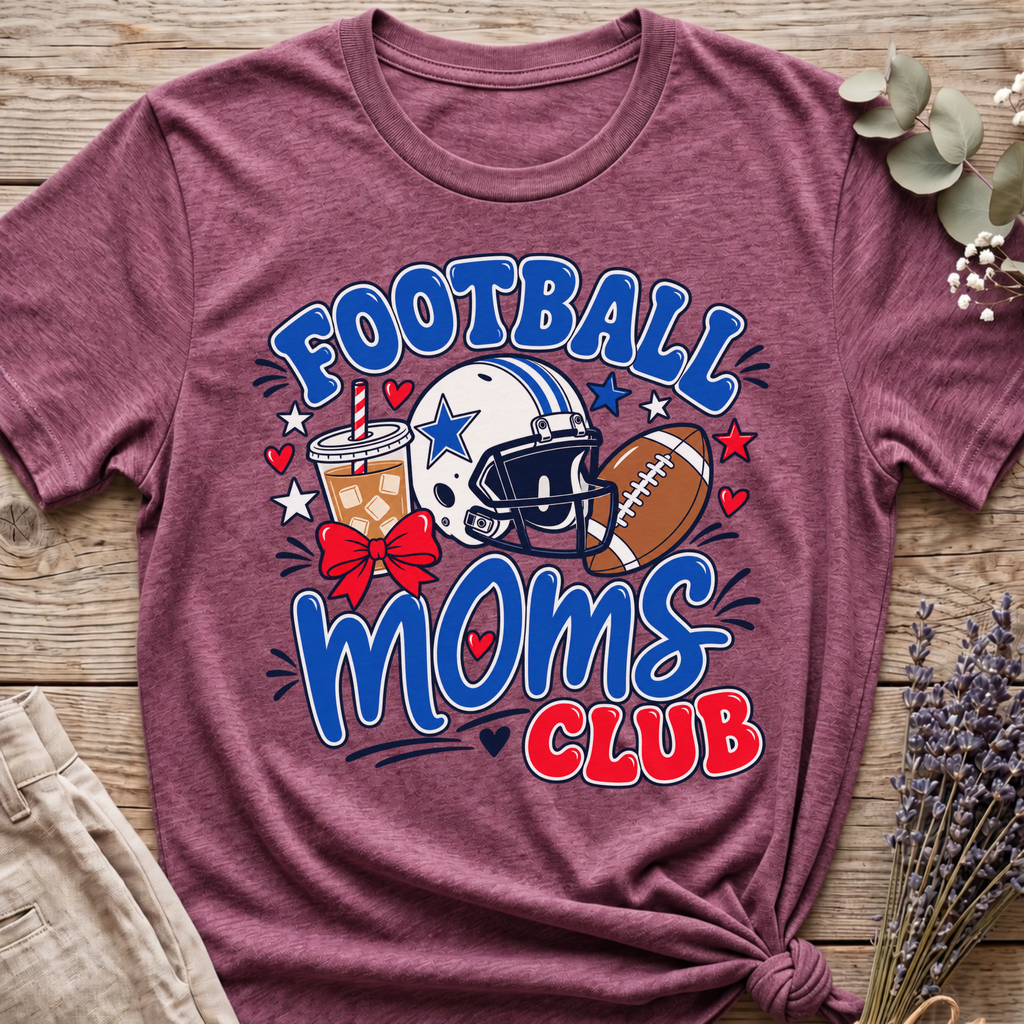 Football Mom Club T-shirt