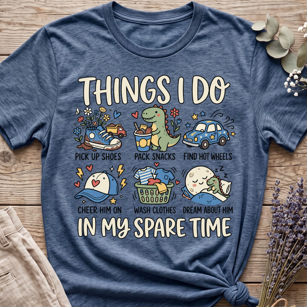 Boy Mom's Spare Time T-shirt