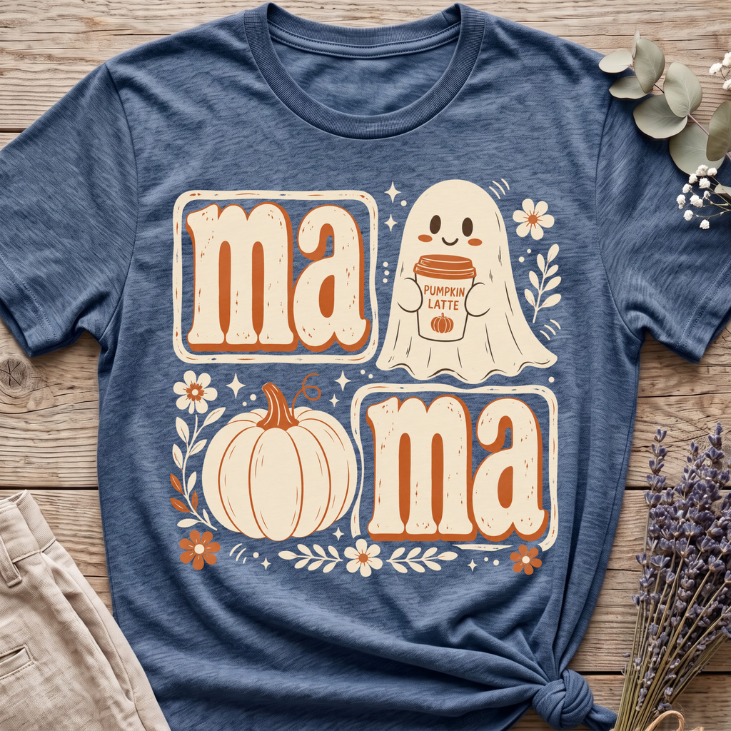 Fall Ghost Mama T-shirt
