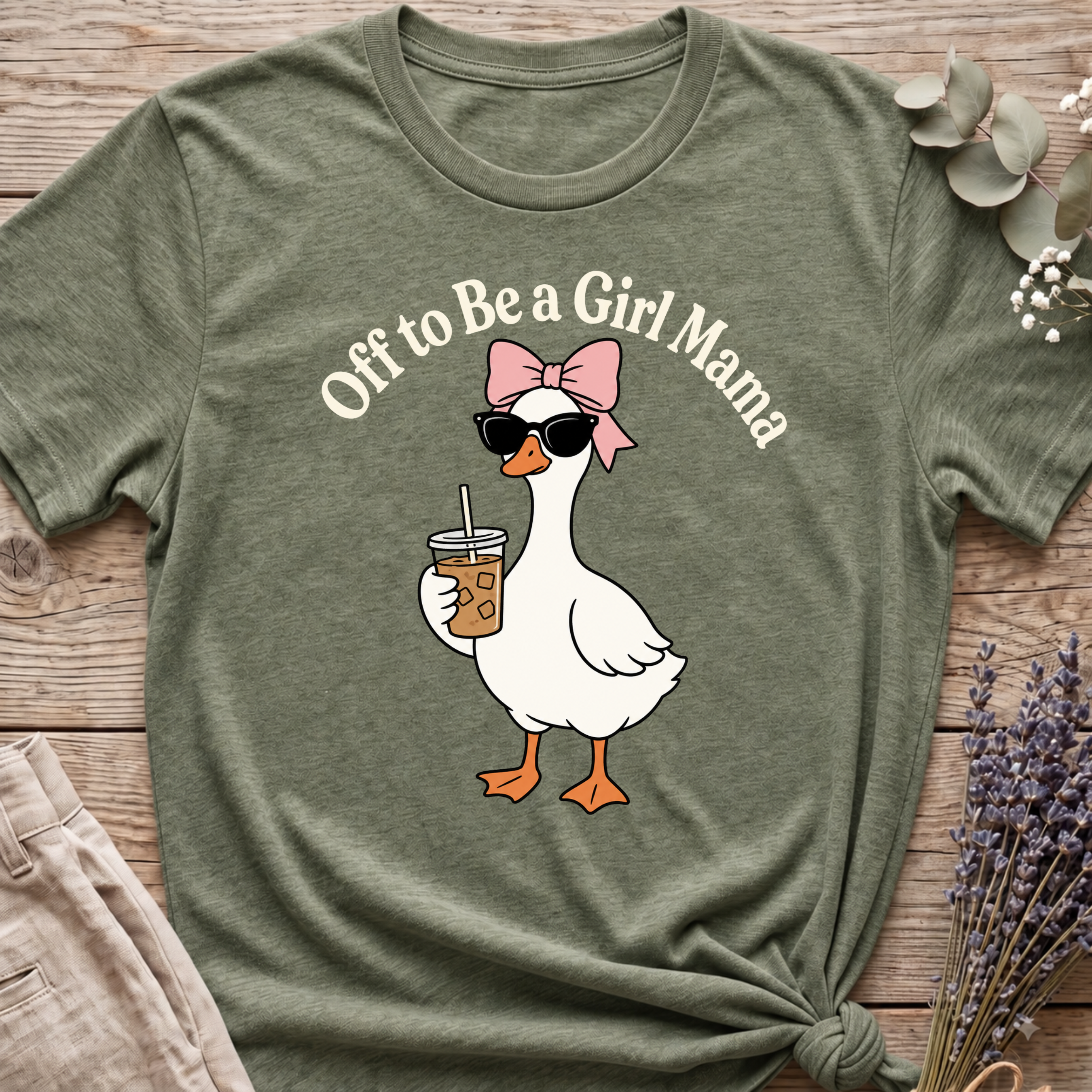 Girl Mom Goose T-shirt