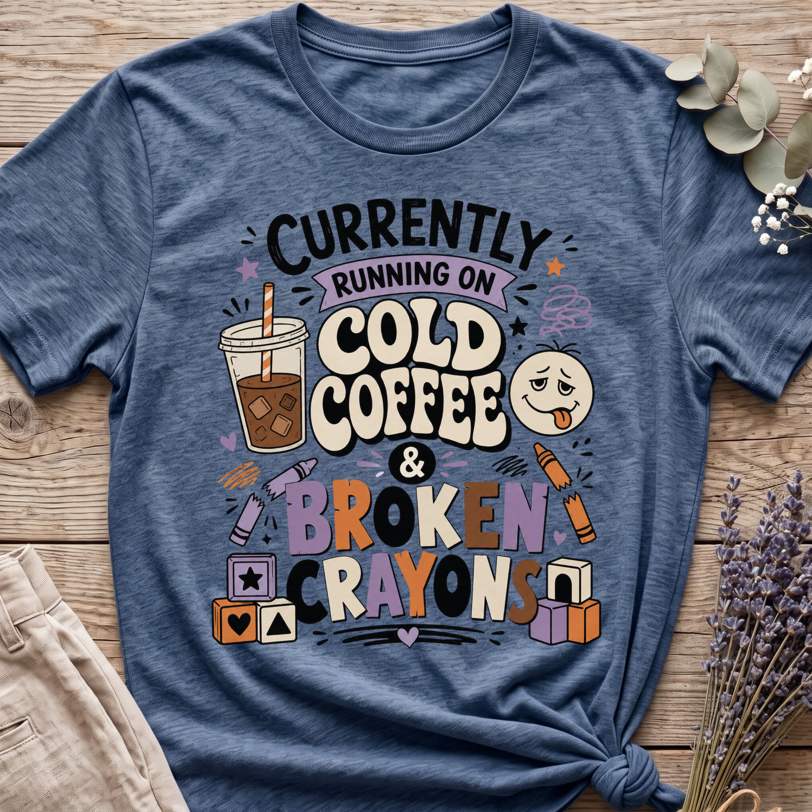Running On Coffee T-shirt