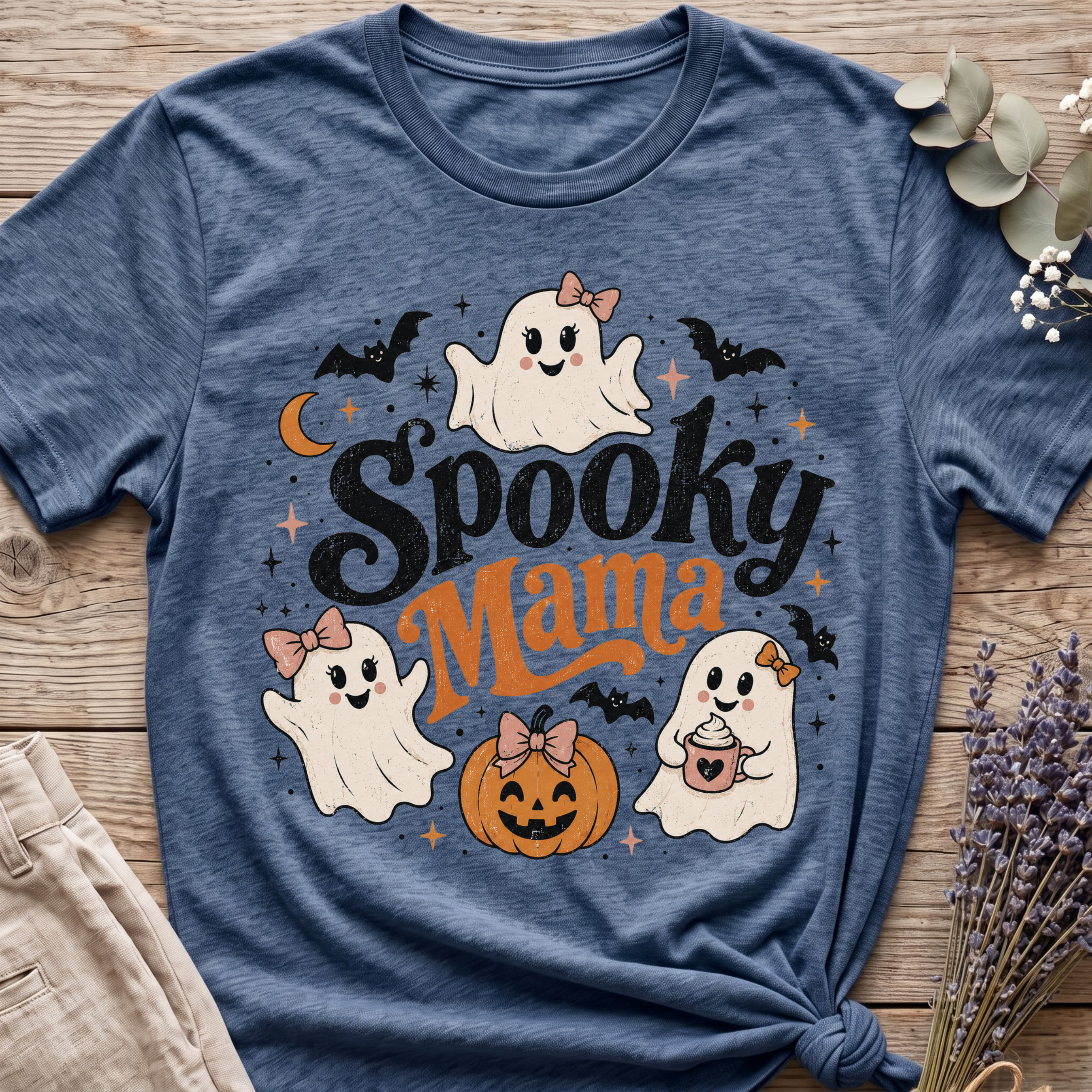 Spooky Ghost Mama T-shirt