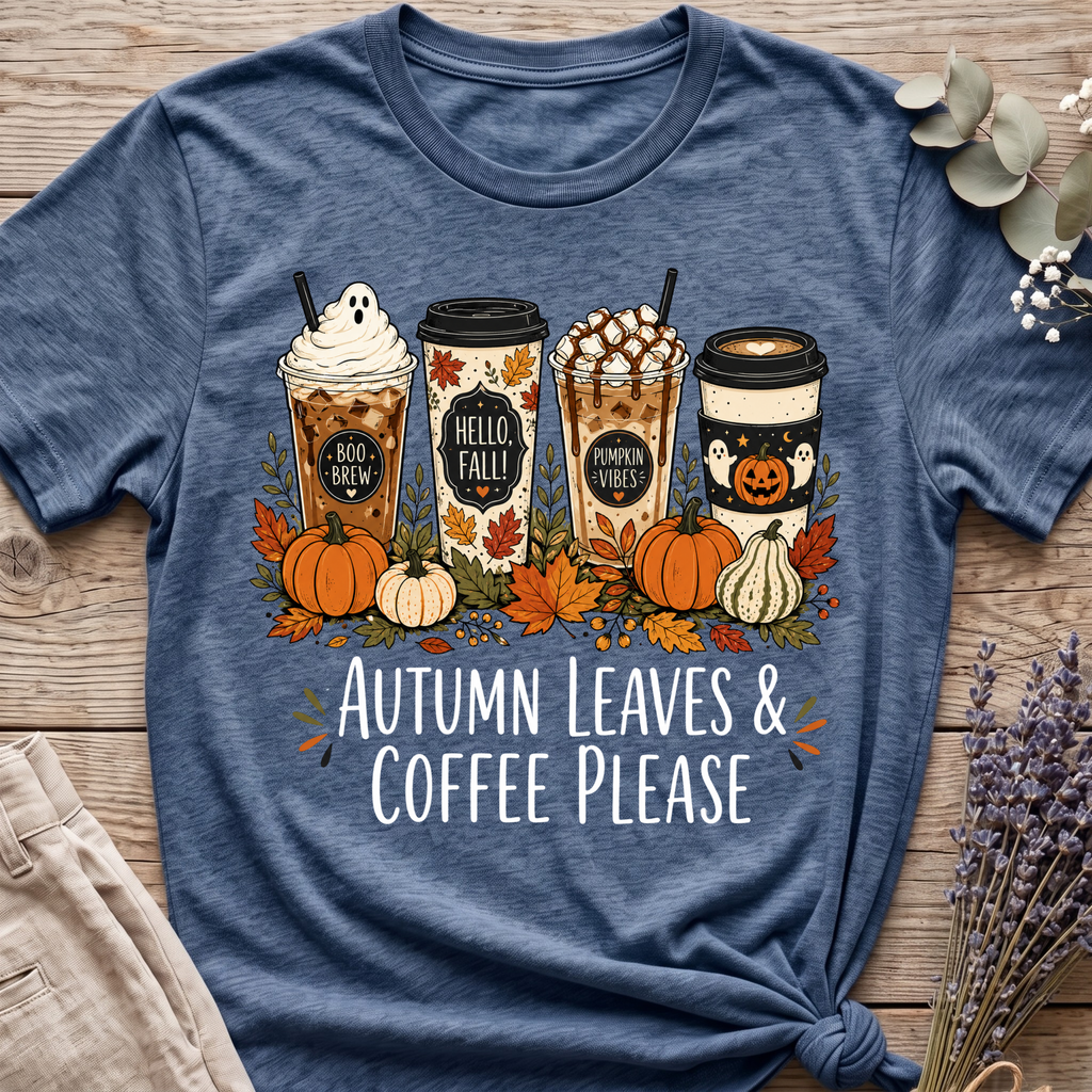 Leaves & Coffee T-shirt