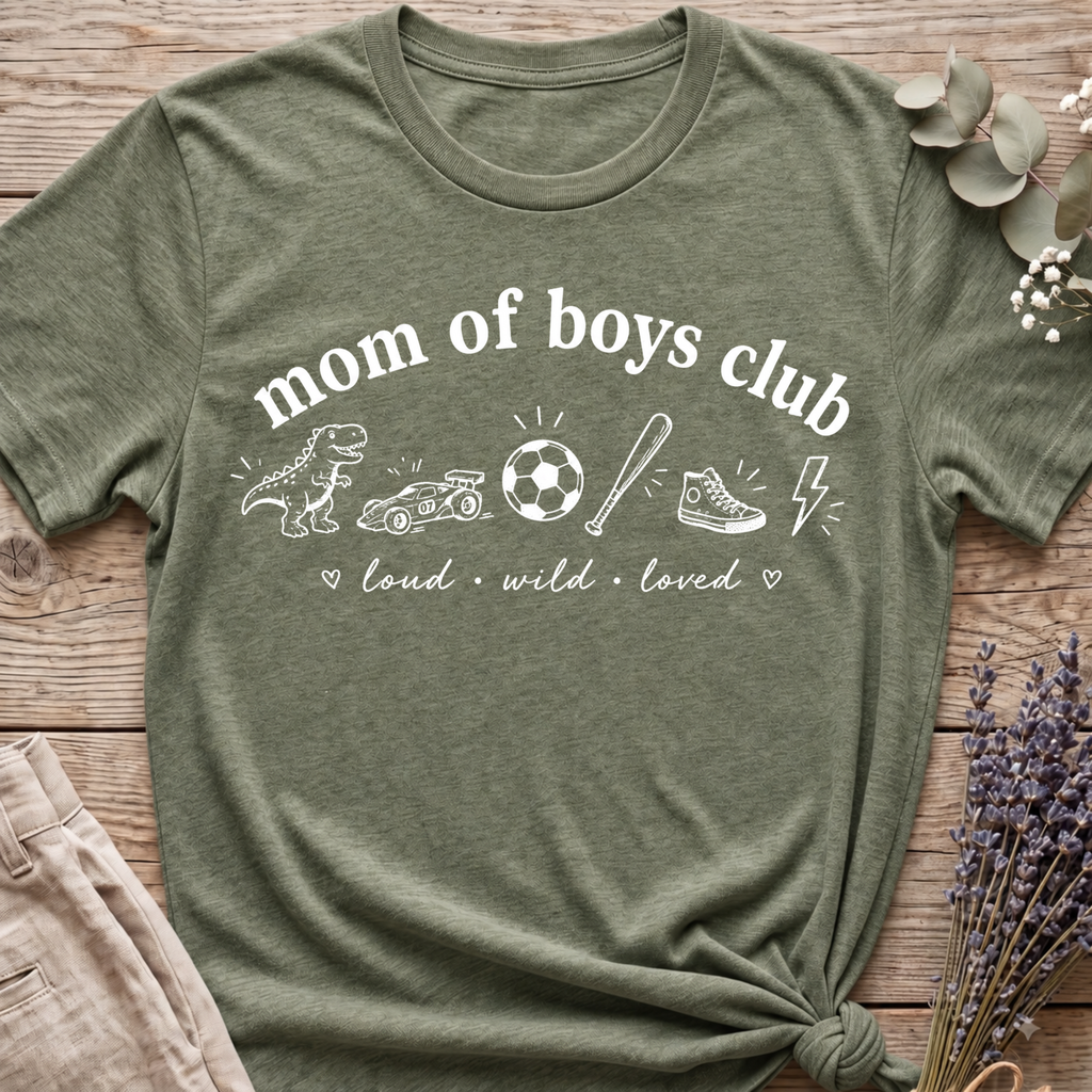 Boys Club Mom T-shirt