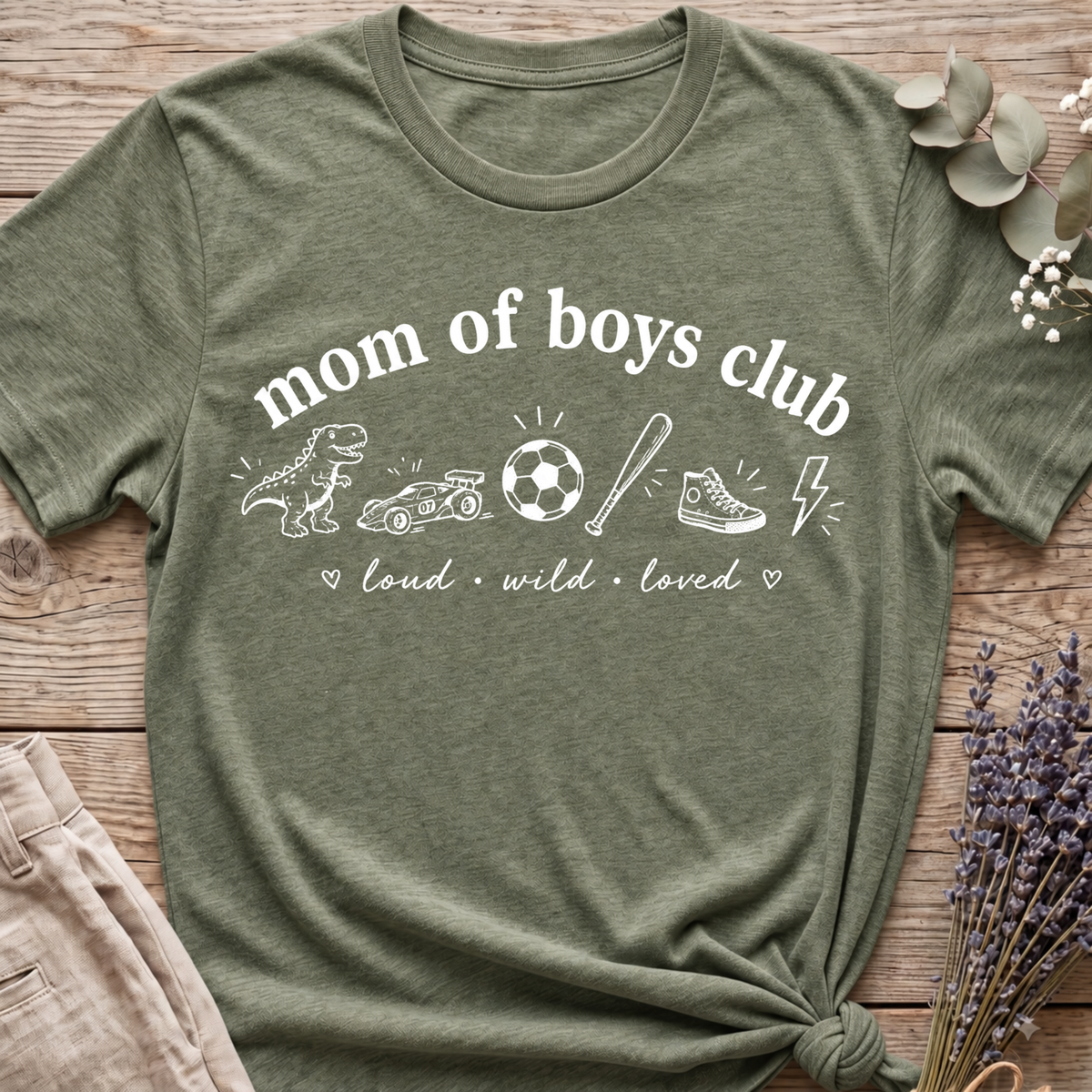 Boys Club Mom T-shirt
