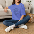 Floral Paw Print T-Shirt
