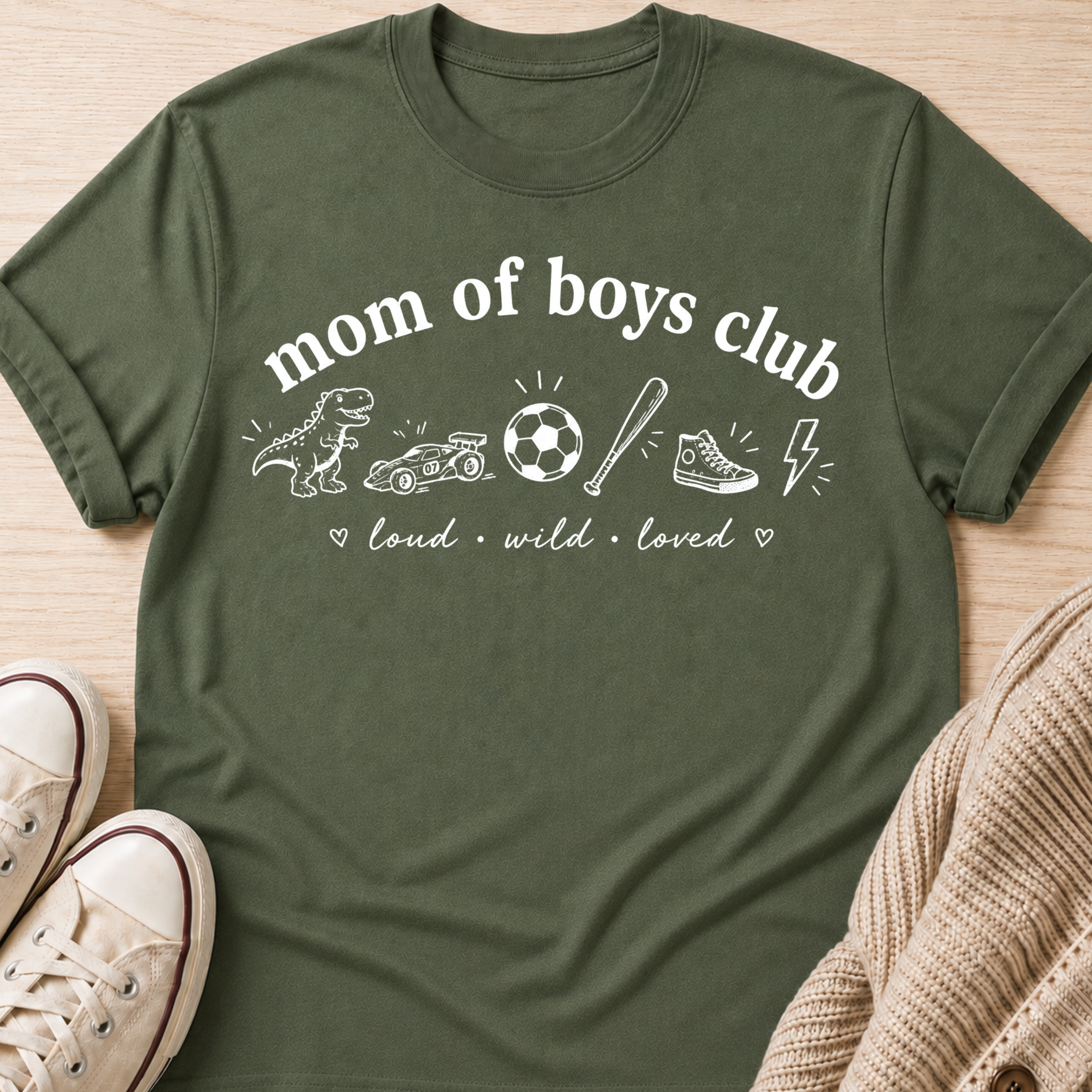 Boys Club Mom T-shirt