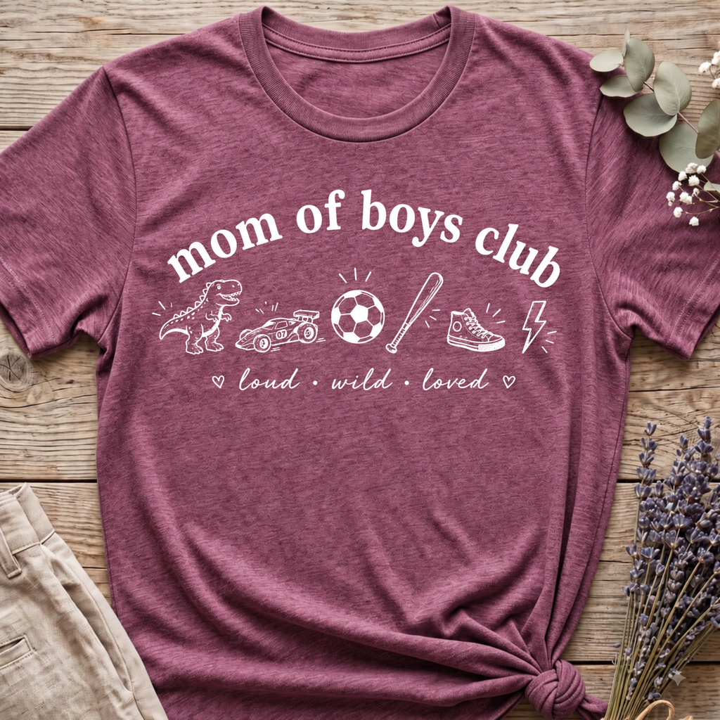 Boys Club Mom T-shirt
