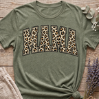 Cheeta Print Mama T-shirt