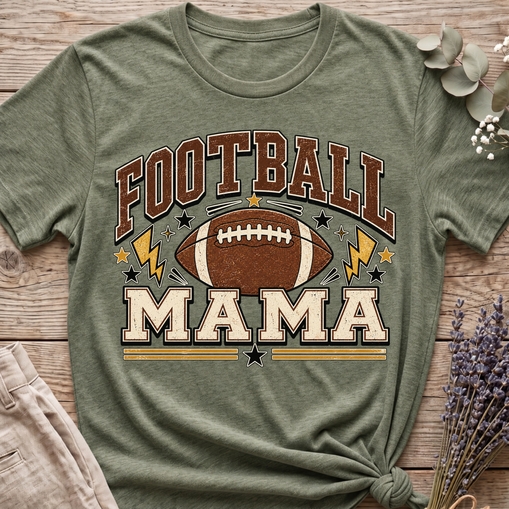 Football Mama T-shirt