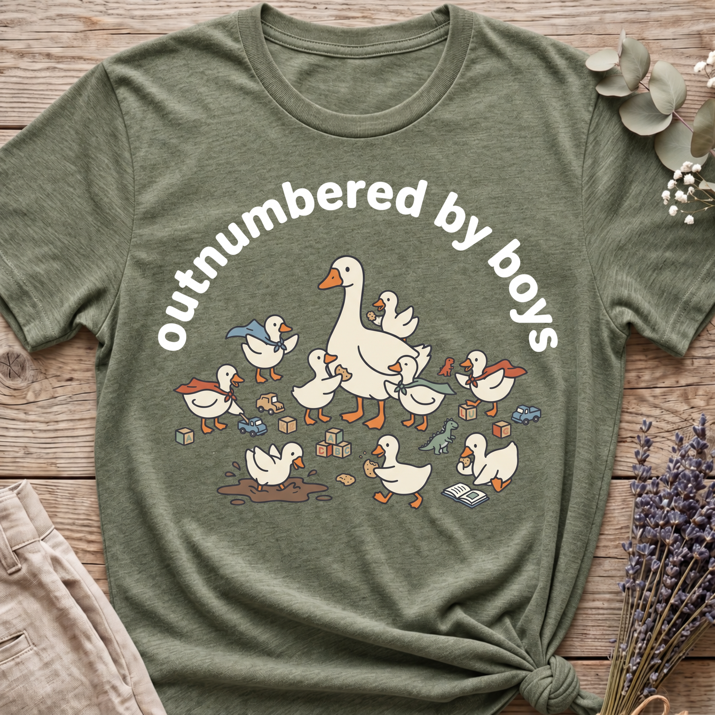 Outnumbered Goose Boys T-shirt