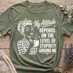 Attitude & Stupidity T-shirt