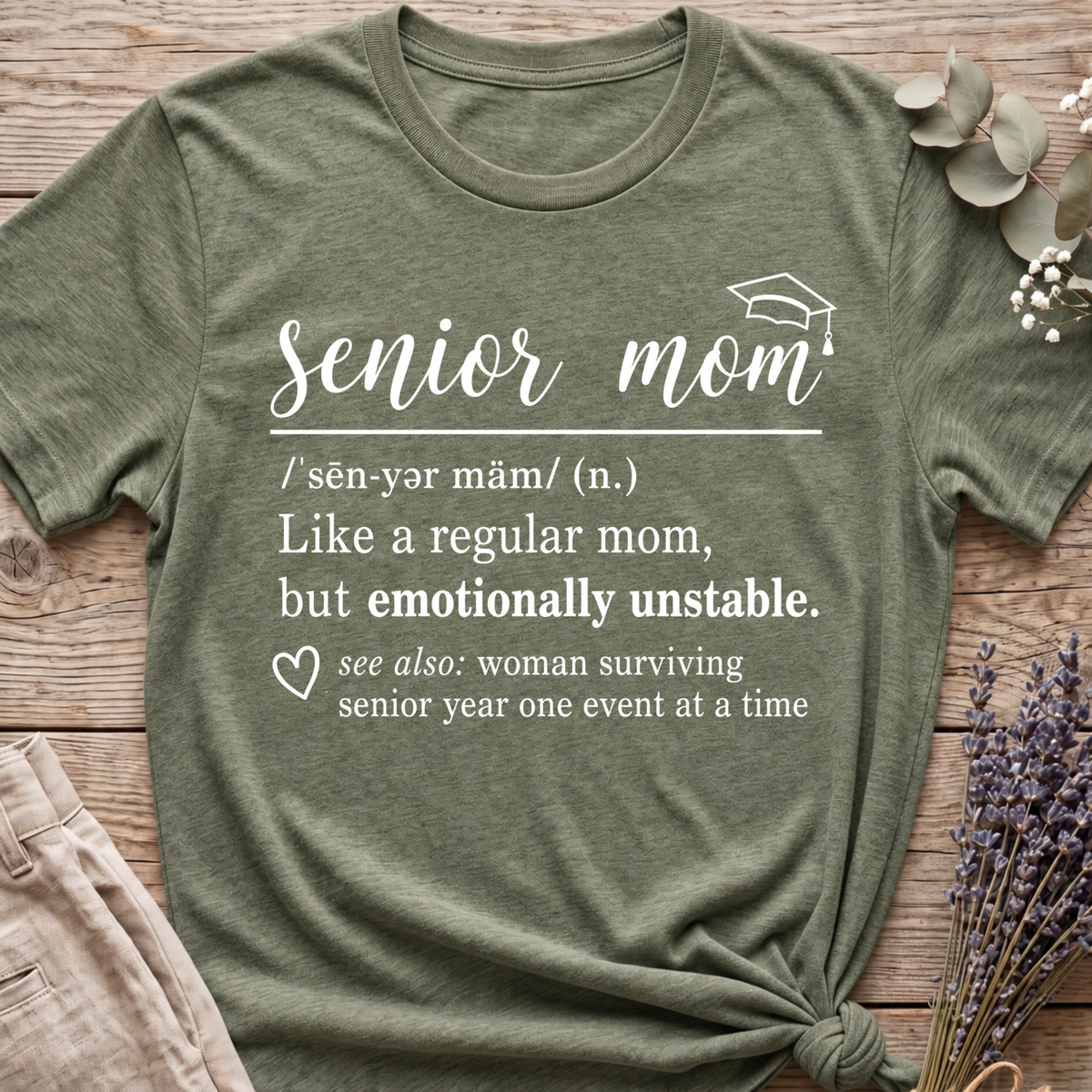 Senior Mom Definition T-shirt