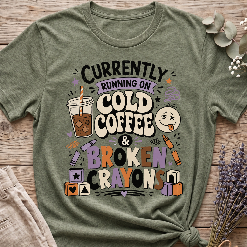 Running On Coffee T-shirt