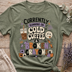 Running On Coffee T-shirt