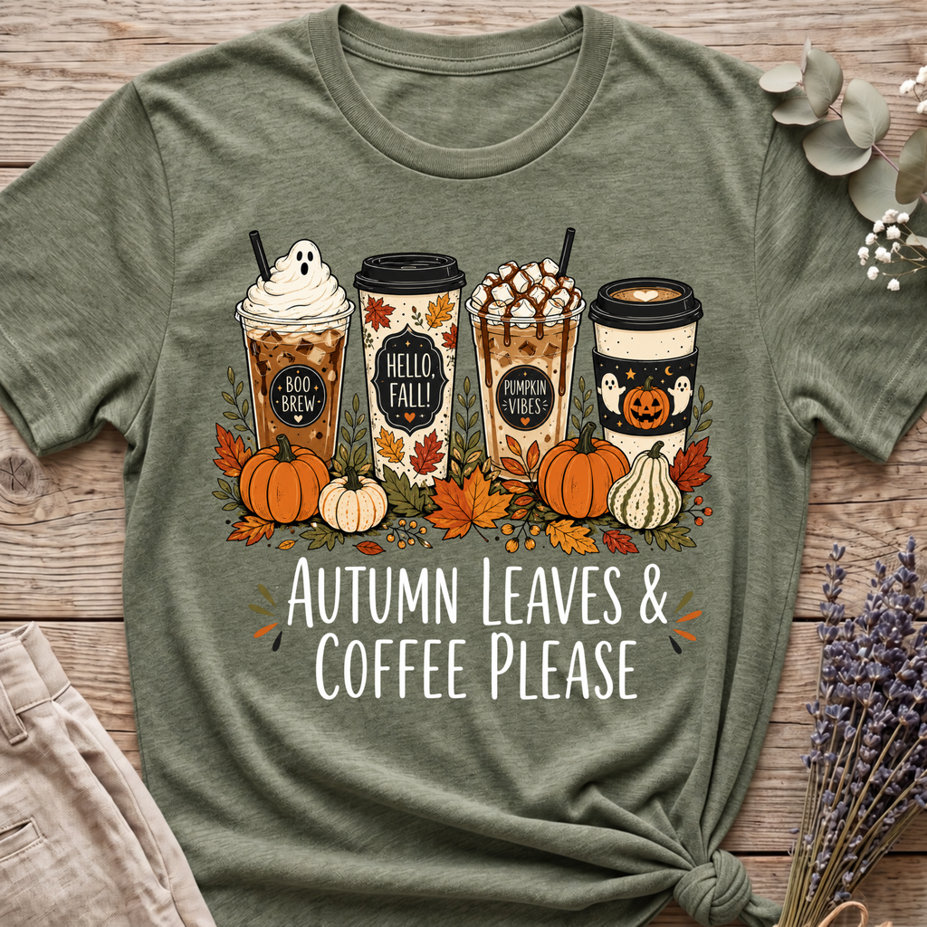 Leaves & Coffee T-shirt