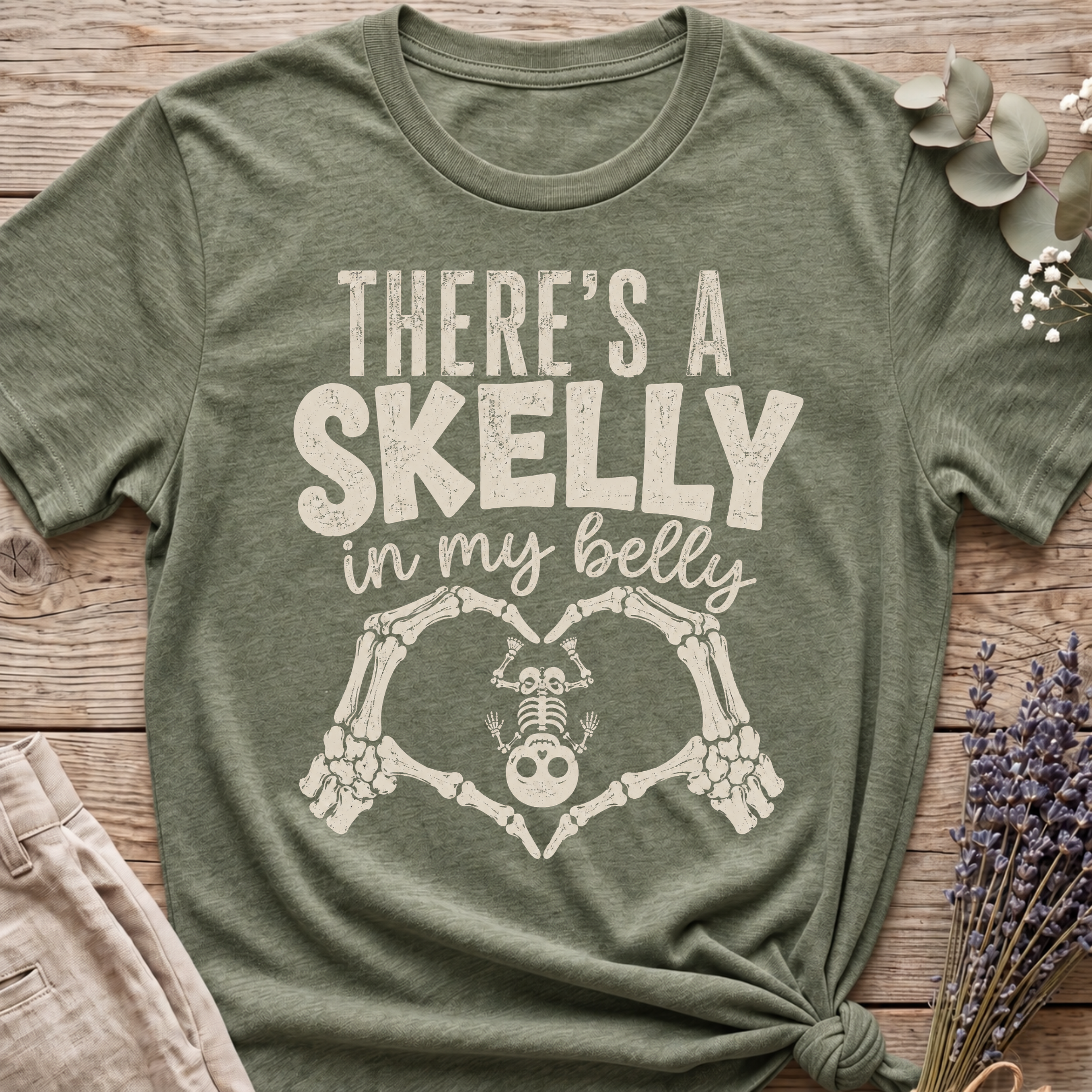 Skelly In Belly T-shirt