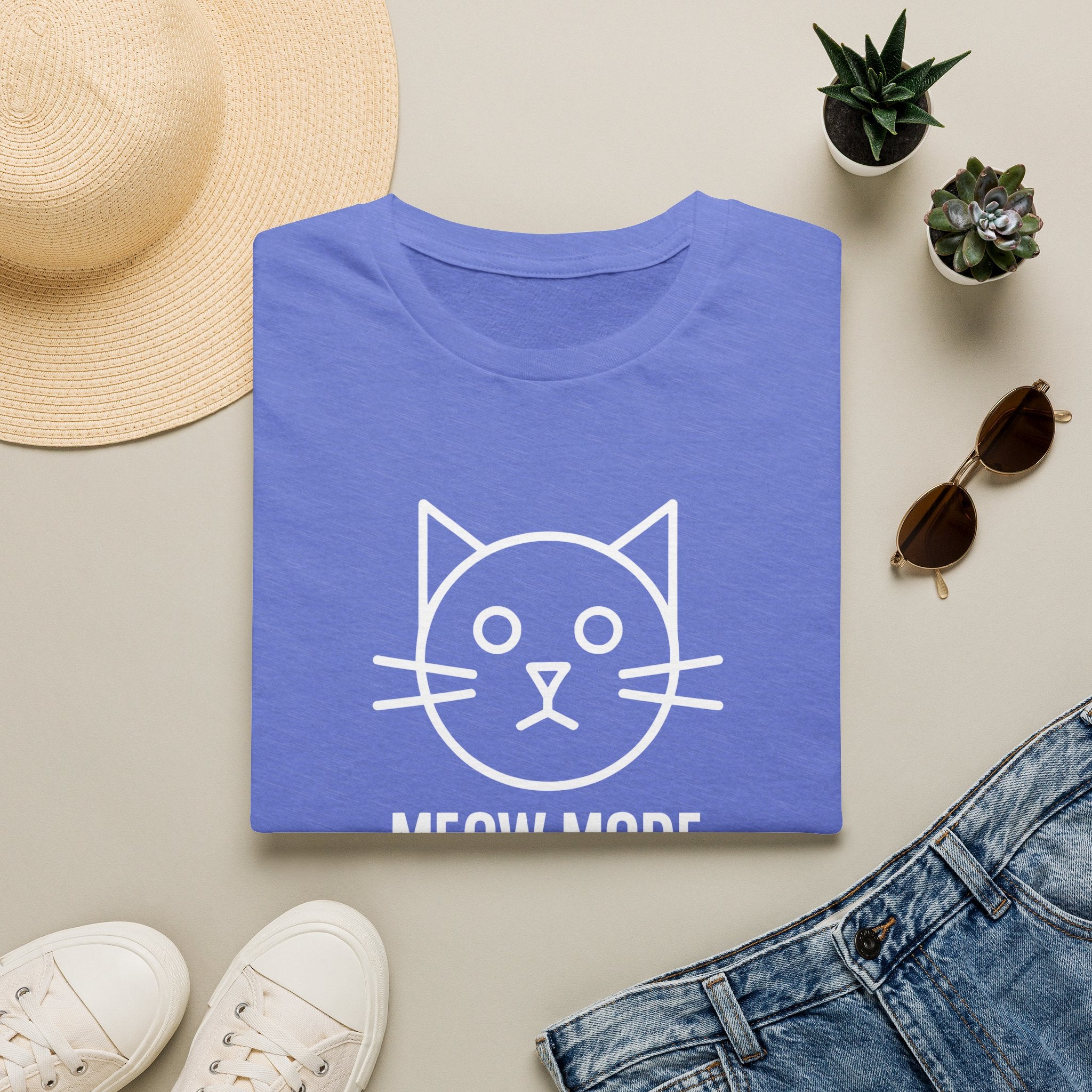Meow Mode On T-Shirt