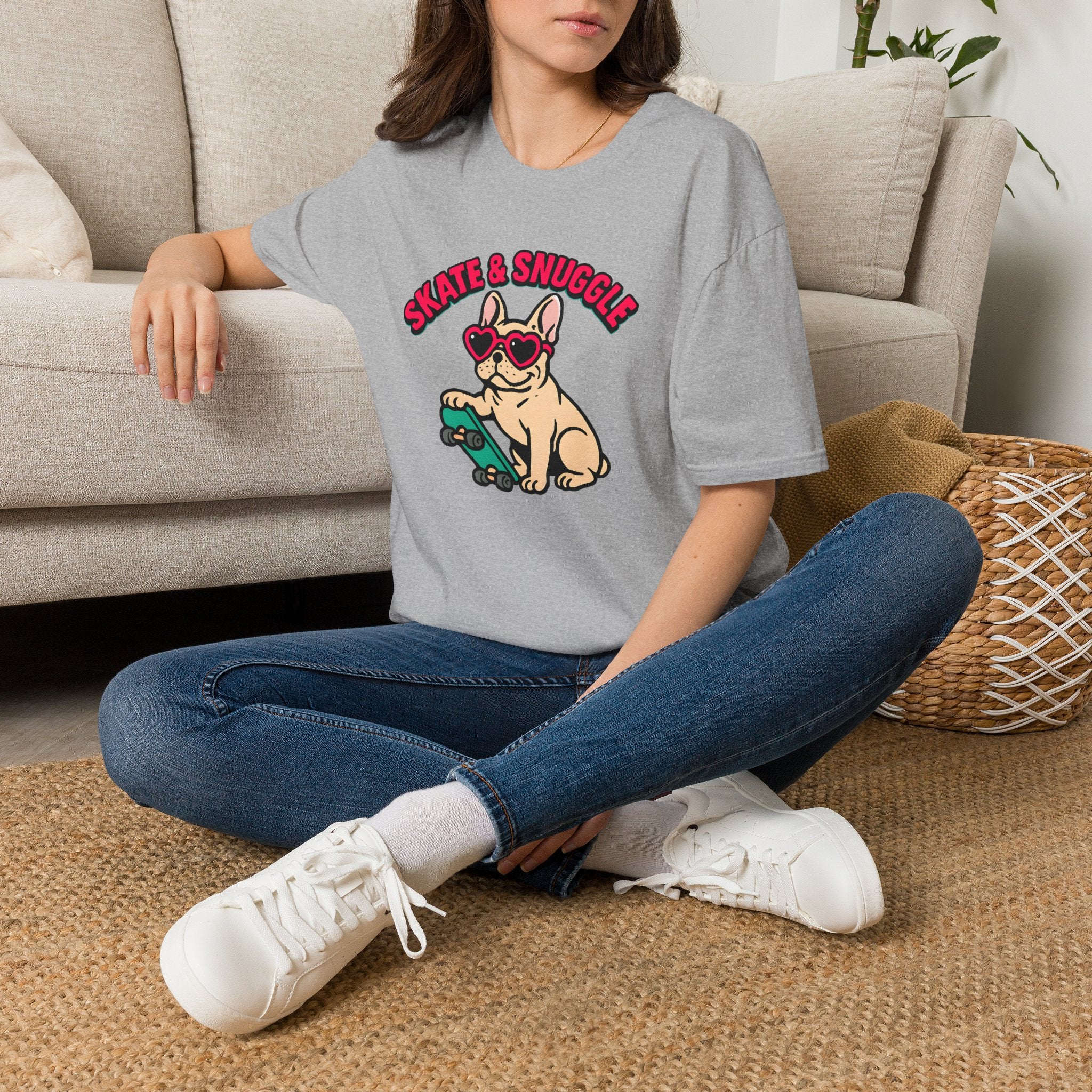 Skate and Snuggle Pup T-Shirt