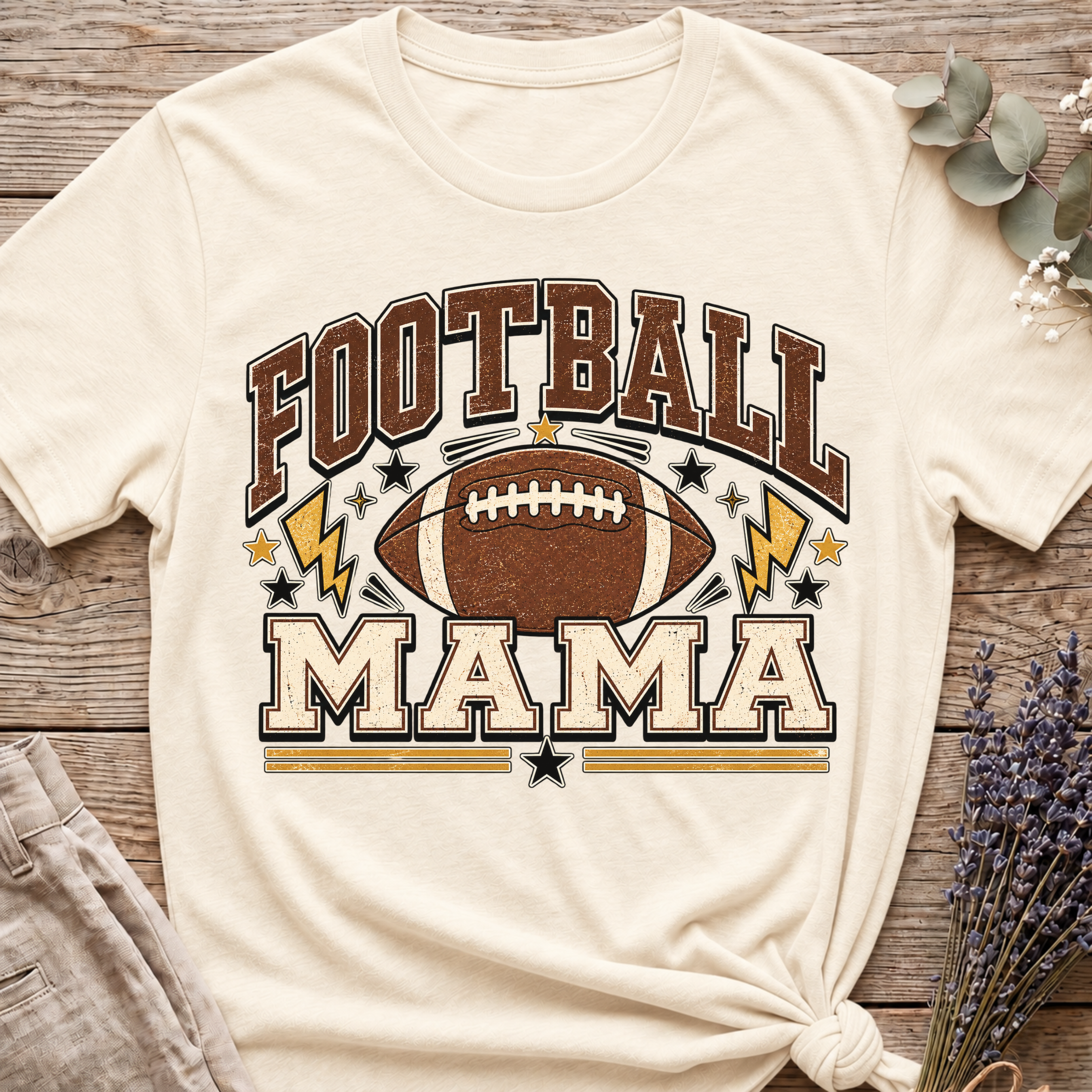 Football Mama T-shirt