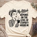 Attitude & Stupidity T-shirt