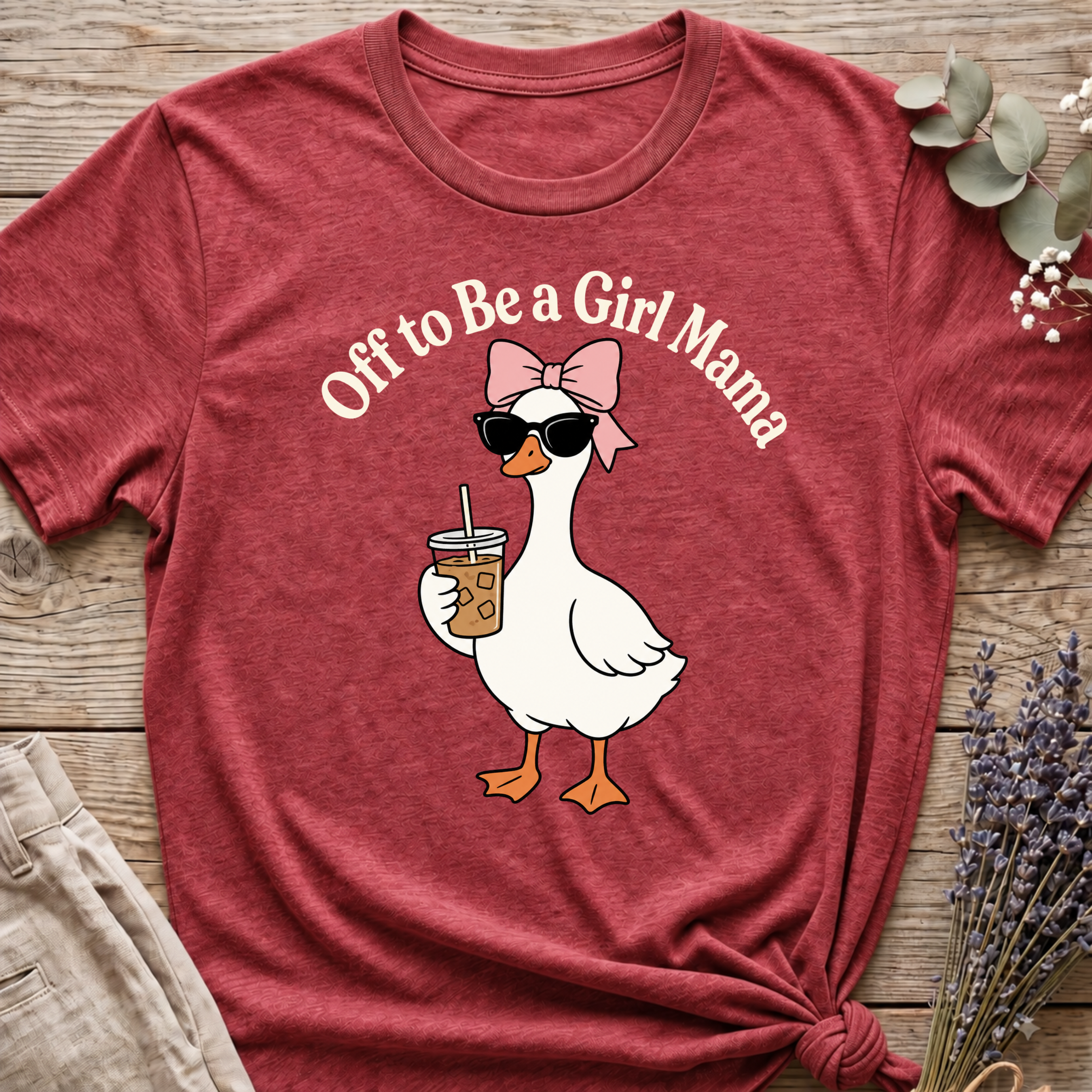 Girl Mom Goose T-shirt