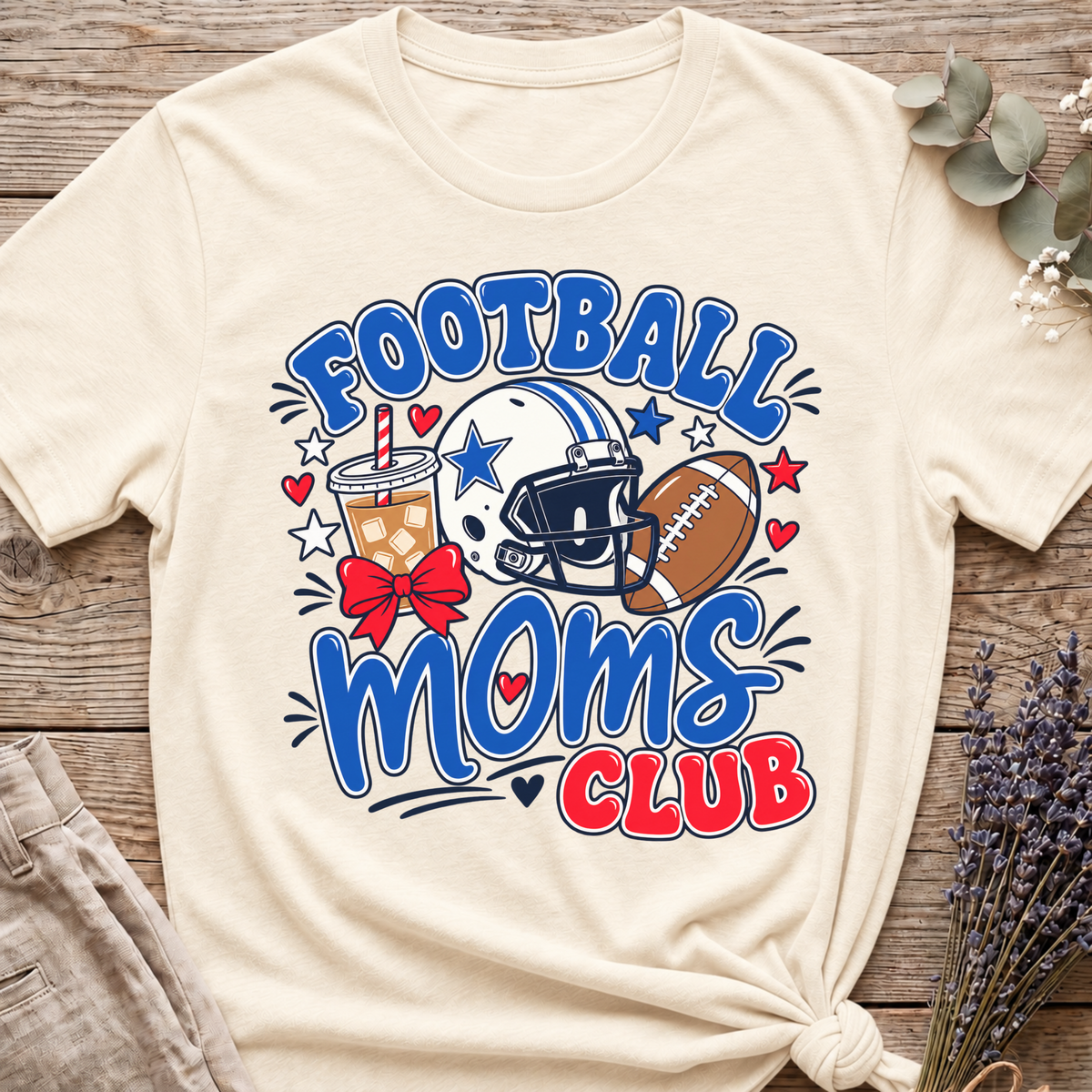 Football Mom Club T-shirt