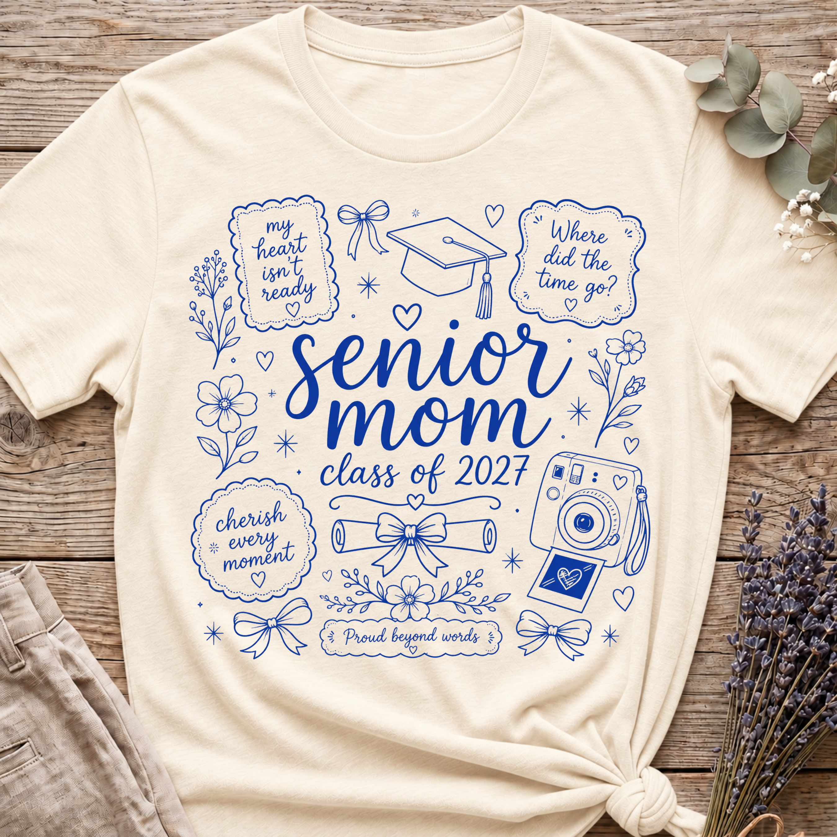 2027 Senior Mom T-shirt