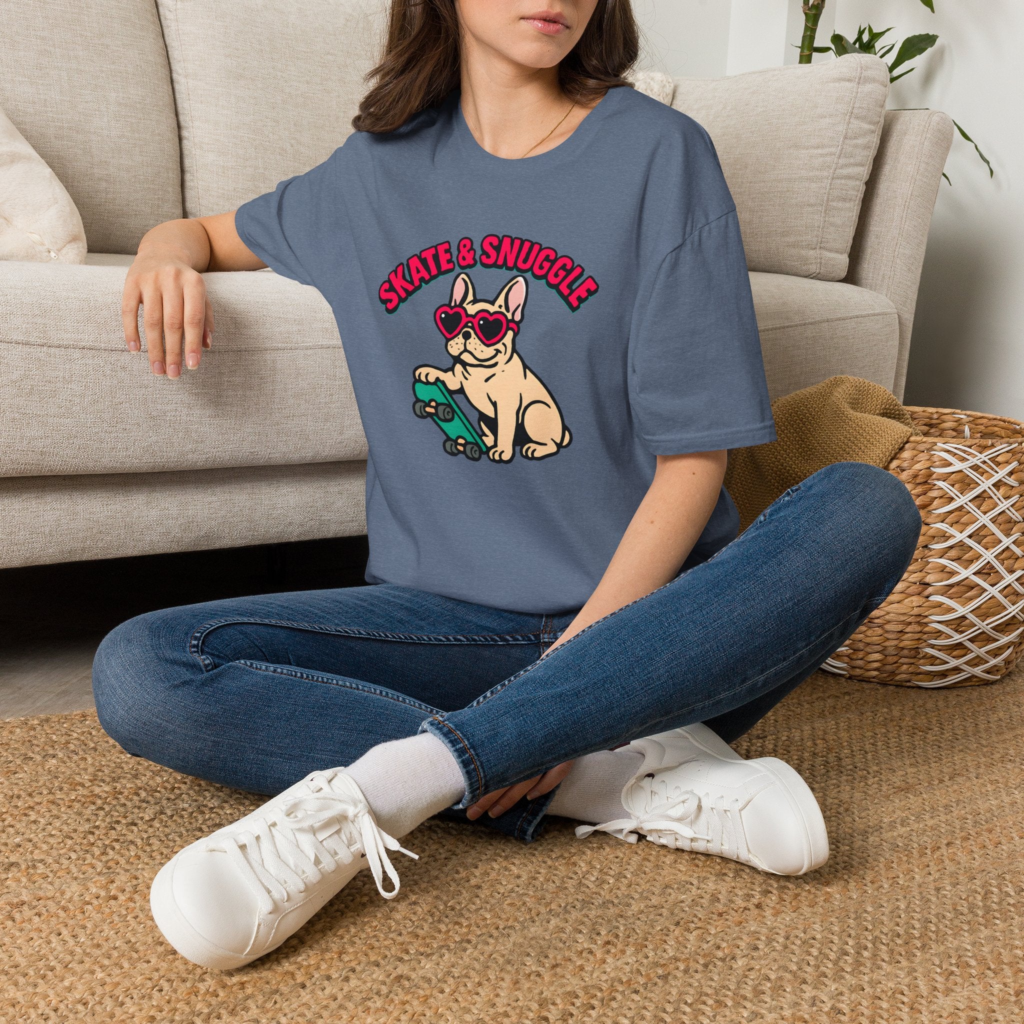 Skate and Snuggle Pup T-Shirt