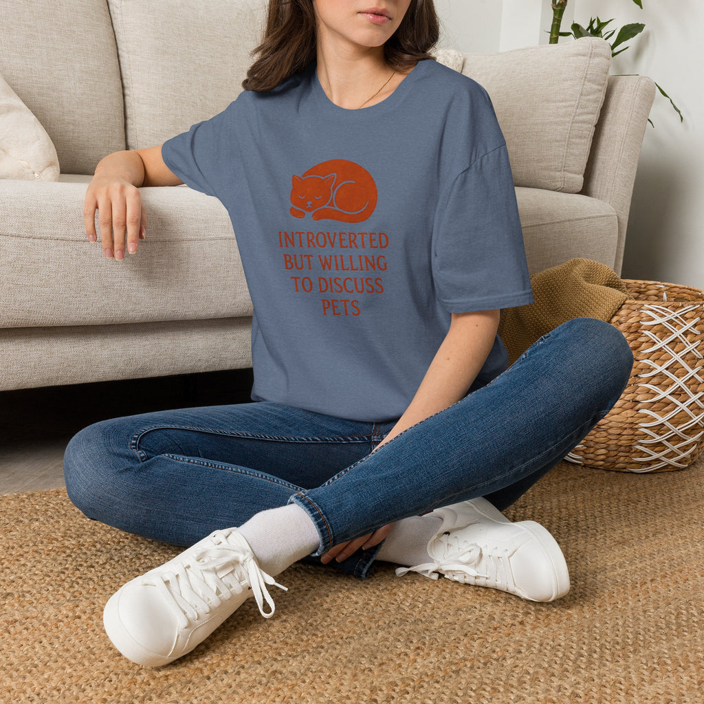 Introverted Pet Talk T-Shirt