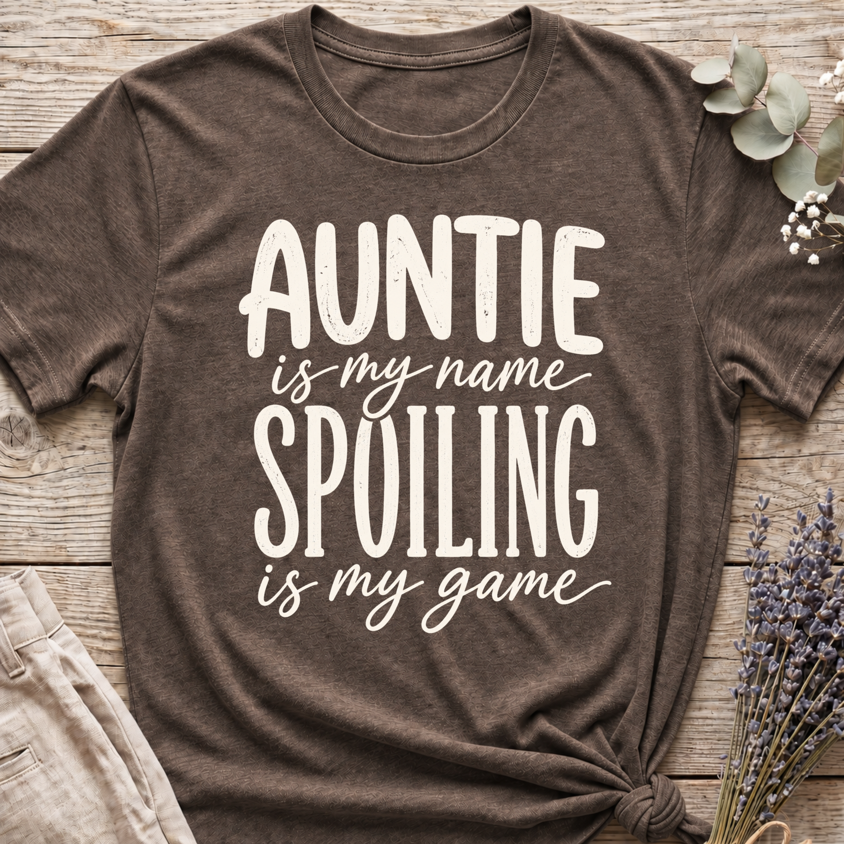 Spoiling Auntie T-shirt