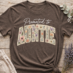 Promoted To Auntie T-shirt