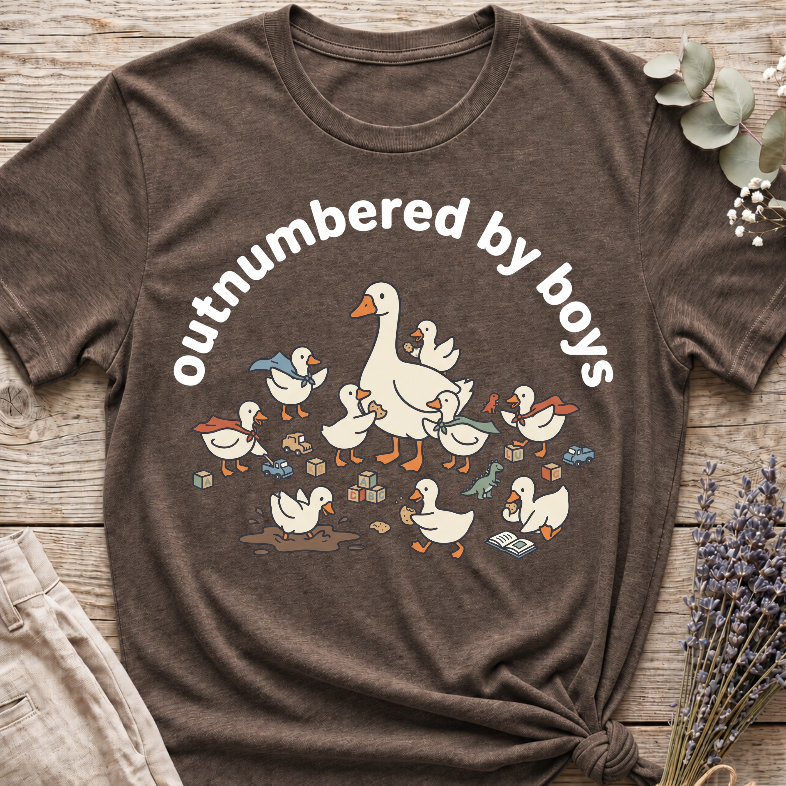 Outnumbered Goose Boys T-shirt
