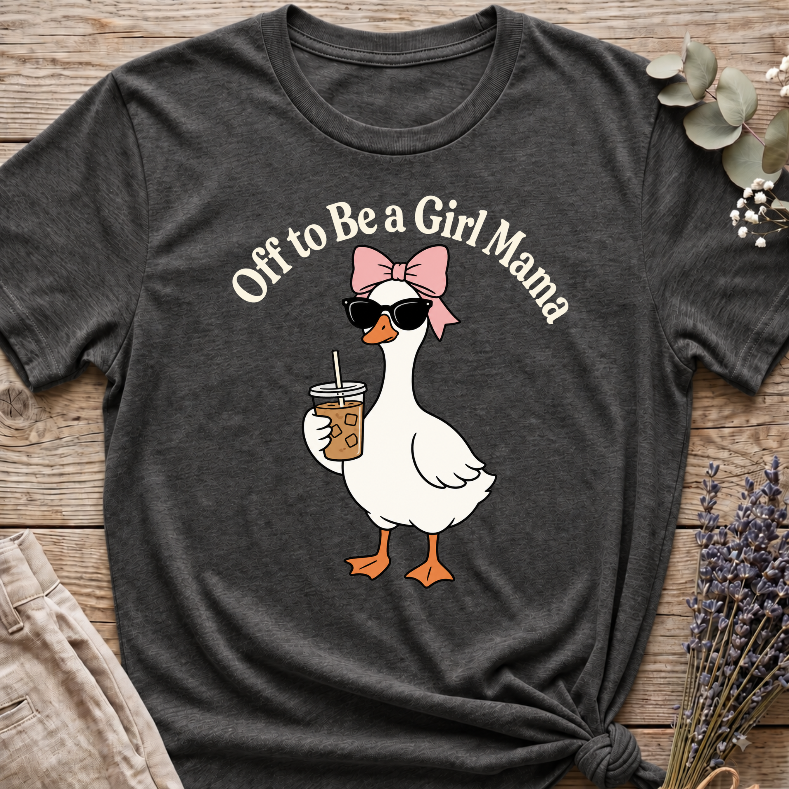 Girl Mom Goose T-shirt