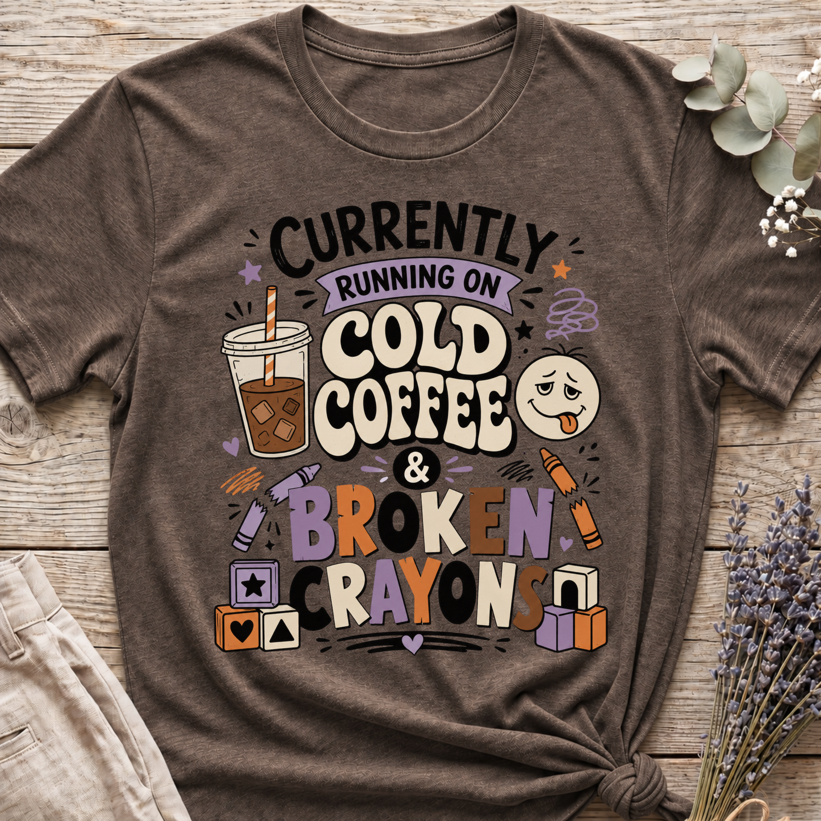 Running On Coffee T-shirt