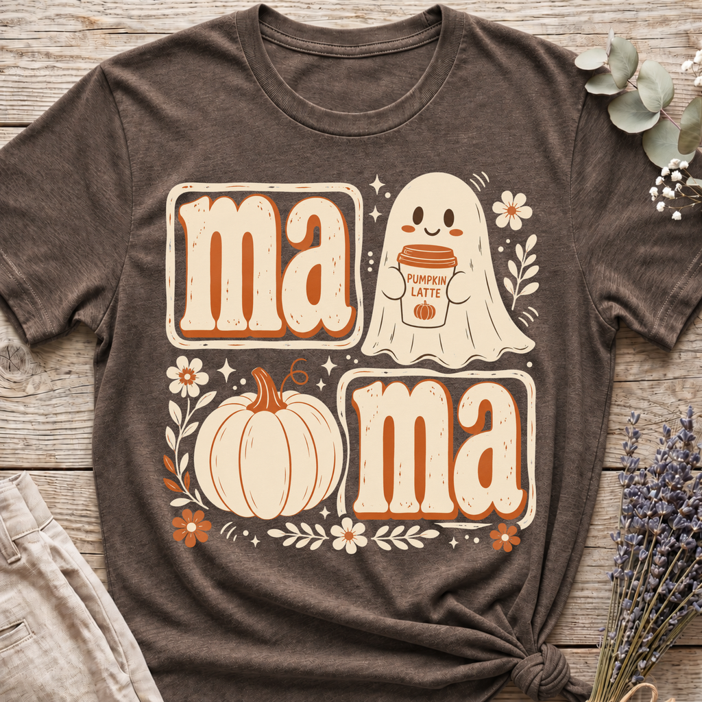 Fall Ghost Mama T-shirt