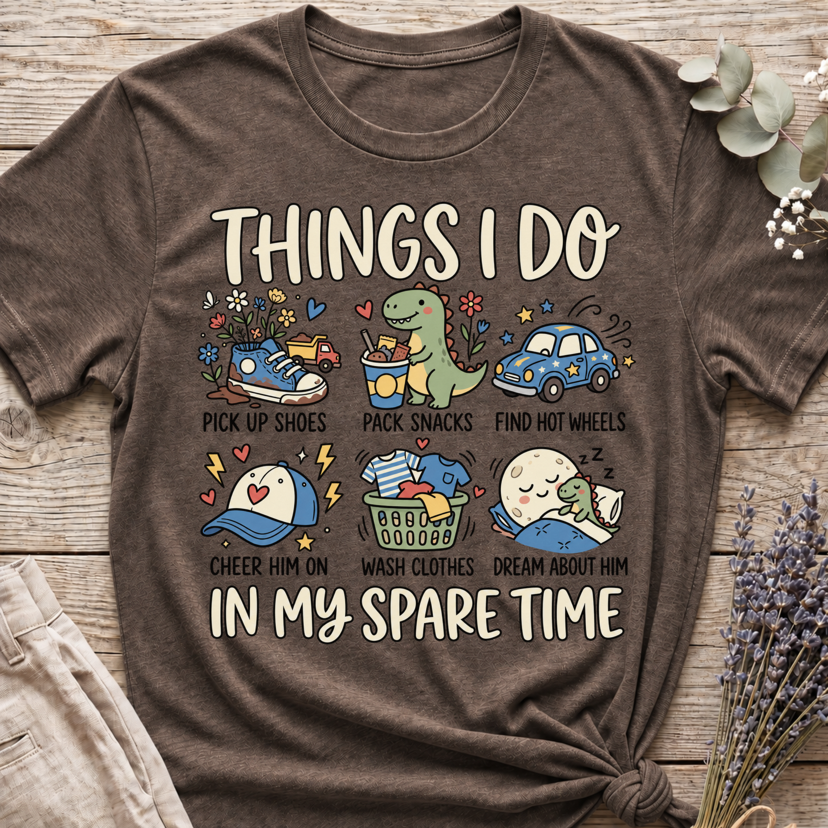 Boy Mom's Spare Time T-shirt