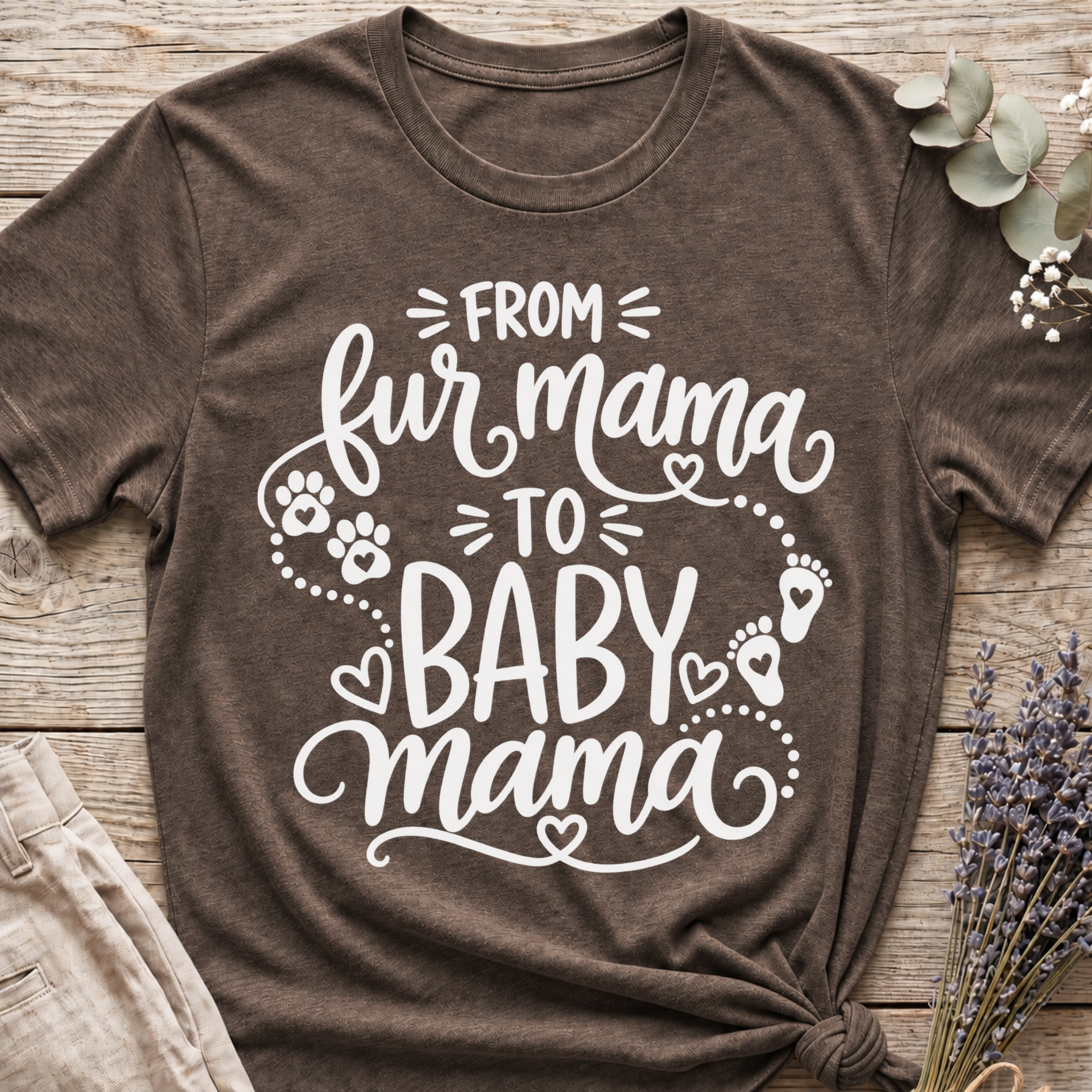 Fur Mama too Baby T-shirt